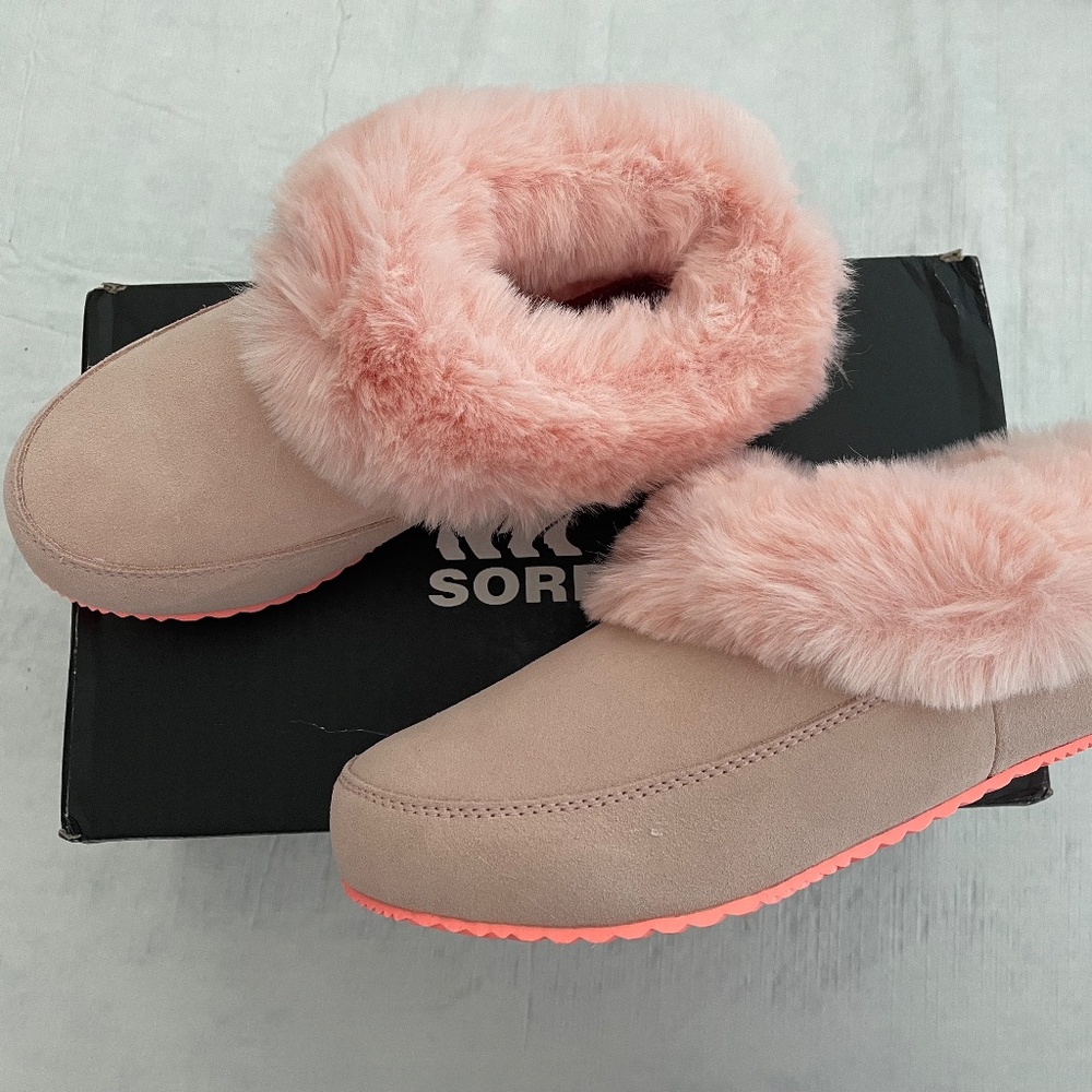 NIB SOREL Coffee Run Cozy Slipper HTF Color Size 6